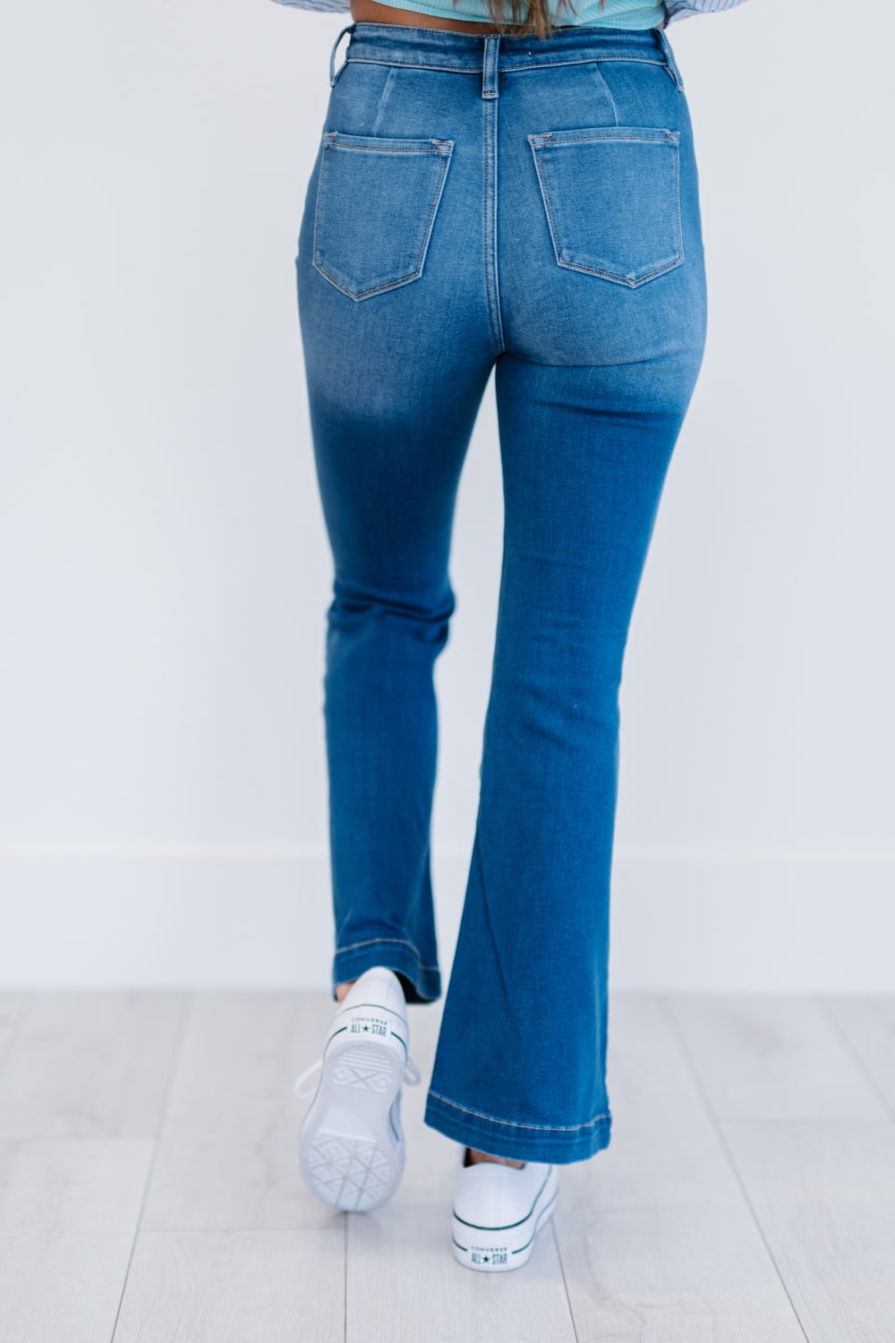 Distressed Flare Jeans