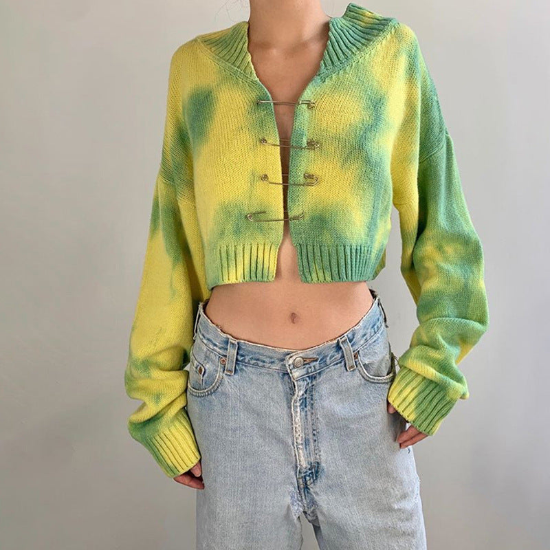 Tye Dye Pin Sweater