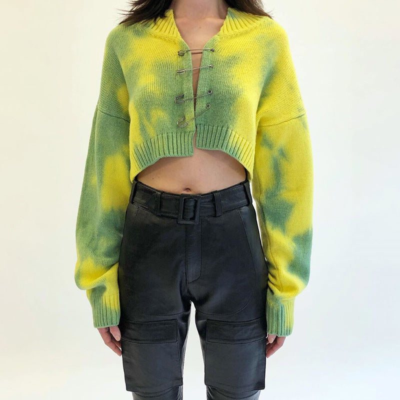 Tye Dye Pin Sweater