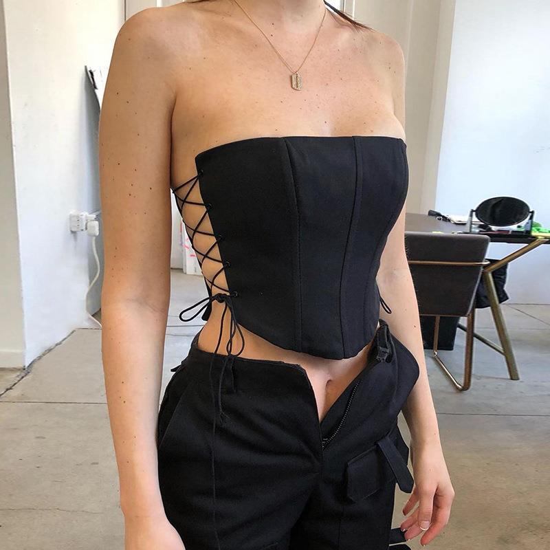 Side Lace Up Corset