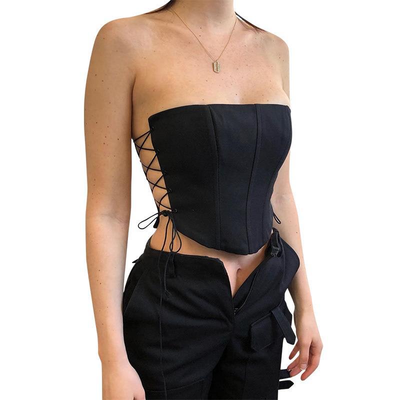 Side Lace Up Corset